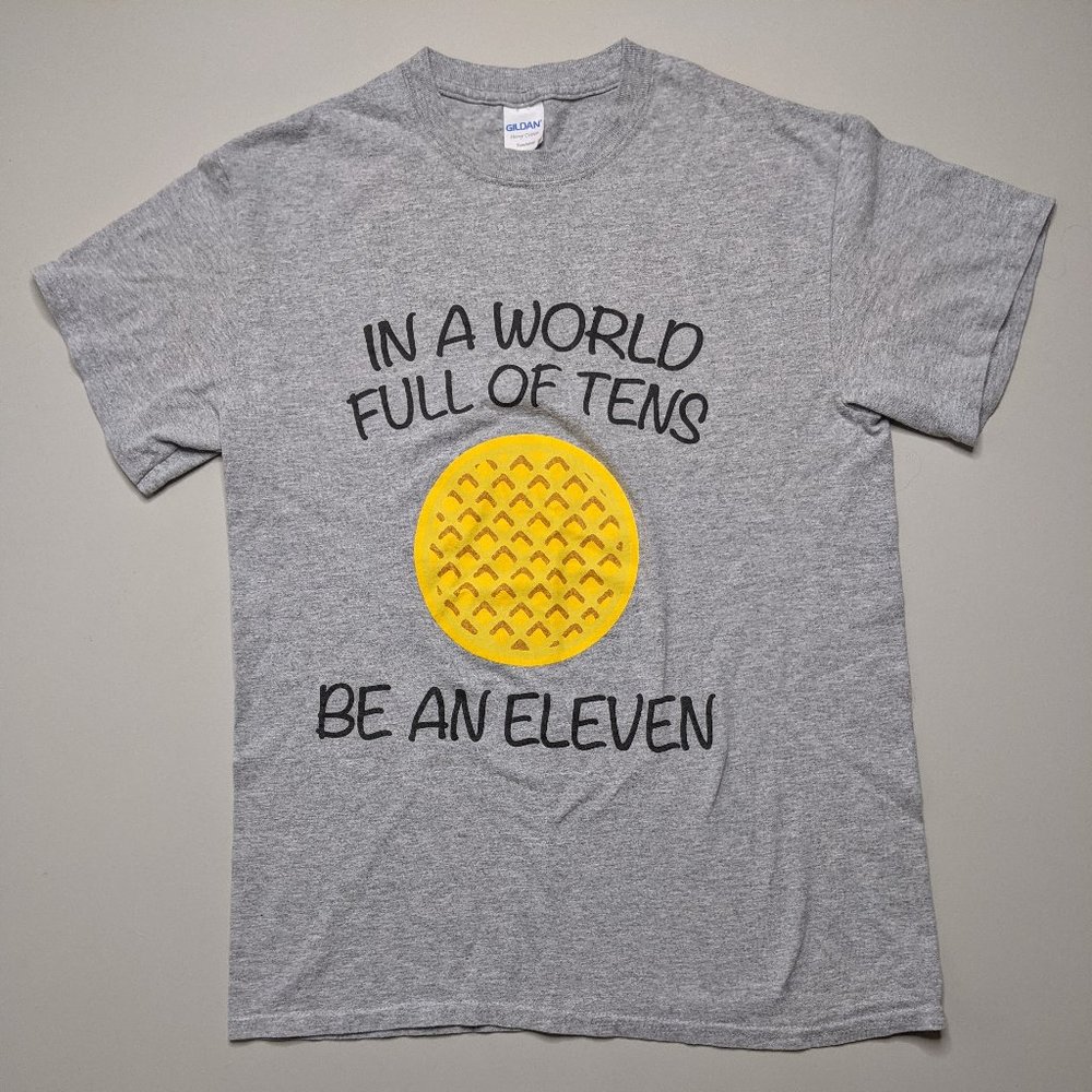 Stranger Things Eleven Eggo Waffle Shirt Netflix Graphic Tee